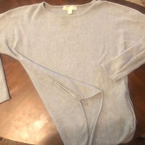 Michael Kors sweater with side zipper detail